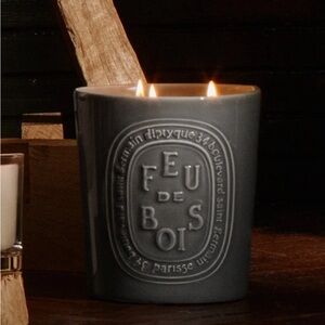 DIPTYQUE Feu de Bois candle 600G LARGE CANDLE Diptyque wood fire candle